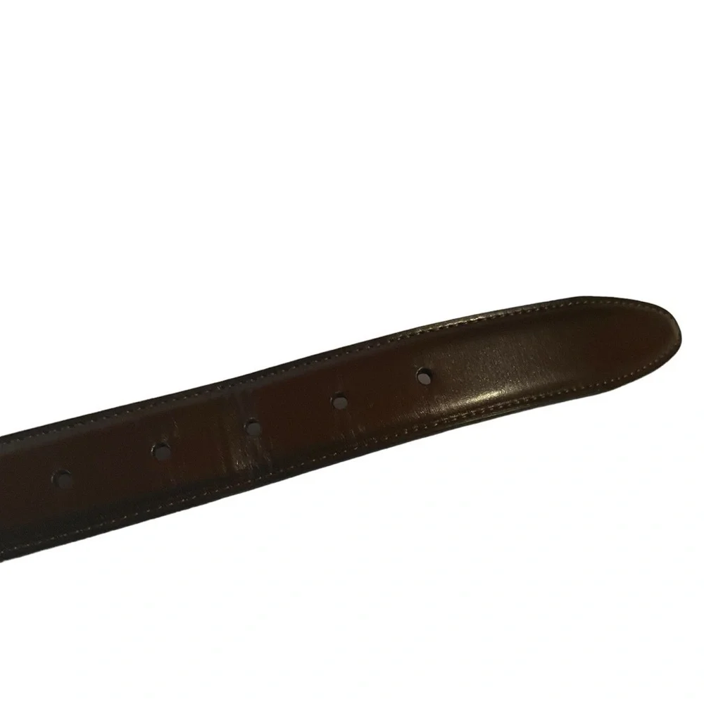 Tommy Hilfiger Brown Leather Belt Size 40